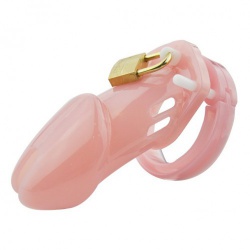 Male Chastity Device CeeBee-6000 Pink by MAE-Toys - bhs-048pnk