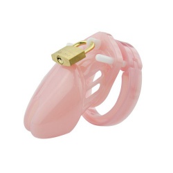 Male Chastity Device - CeeBee-6000S Pink by MAE-Toys - bhs-051pnk