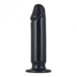 Black King-size Dildo with Glans 23.5cm - ri-4425