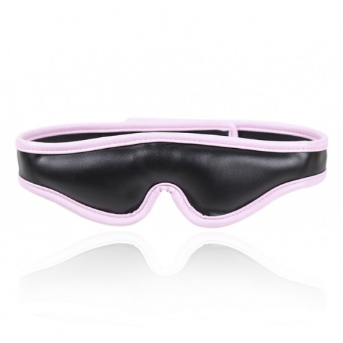 Padded Black/Pink Blindfold by MAE-Toys - mae-sm-012blk/pnk