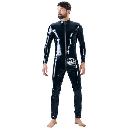 Men's Vinyl Catsuit by Black Level - or-2890470