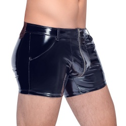 Men's Vinyl Shorts by Black Level - or-289046117