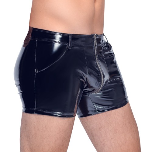 Men's Vinyl Shorts by Black Level - or-289046117