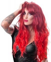 red wavy long Wig by Wigged Love - or-07003390000