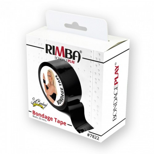 Zwarte Bondage Tape Rimba #7822 - 20 meter - ri-7822