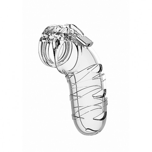 Mancage Model 05 Deluxe Chastity Cage - Transparent  - sht-mcg005tra