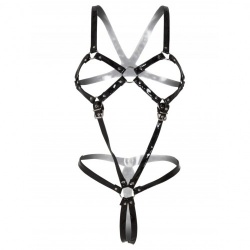 Vinyl Vixen Full Body Harness by Honour - hr-h1127.blko-s