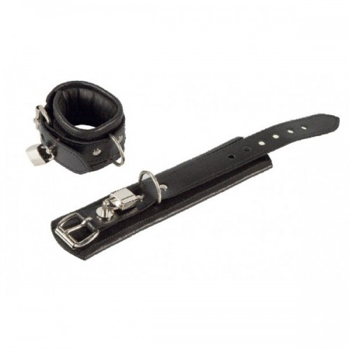 Lockable Leather Wristcuffs by P.M. Body Leather - pml-3260