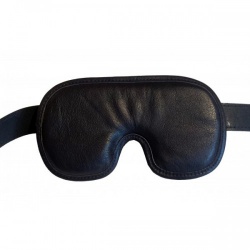 Leather Padded Blindfold by P.M. Body Leather - pml-3626