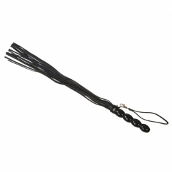 Flogger with Beaded Grip by P.M. Body Leather - pml-3758