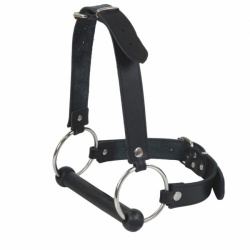 Horse Bit Gag Harness by P.M. Body Leather - pml-3071