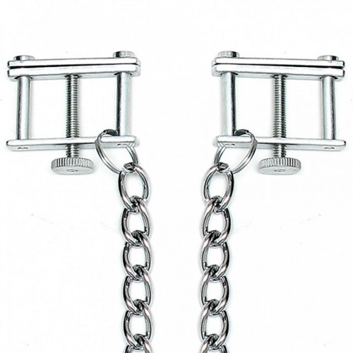 Hoffman Nipple Clamps with Chain  - ri-7678