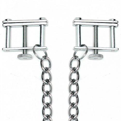 Hoffman Nipple Clamps with Chain  - ri-7678