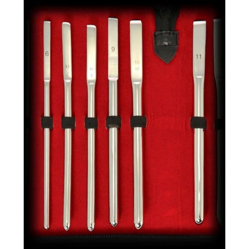 6 Pieces Flat Ended Sound Kit Set 6-11 mm - du-133662