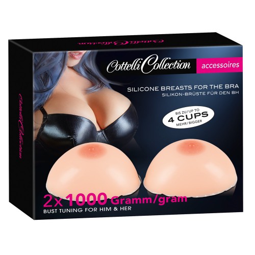 Silicone Breasts 2 x 1000gr by Cottelli Collection - or-24607265001