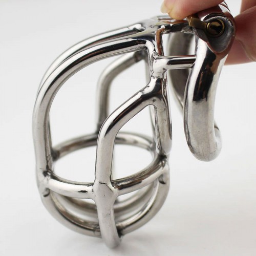 Steel Open Chastity Cage - mae-sm-146