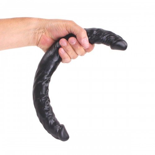 15.7 inch Double Dong Dildo COX Black 027 by Kiotos - opr-3070054