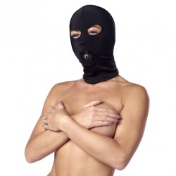 Spandex Hood with Integrated Ball Gag by Rimba - ri-8111