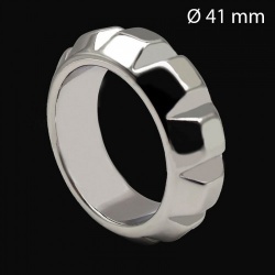 Stainless steel Diamond Cockring 41 mm - mae-133896