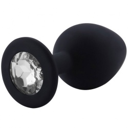 Crystal amulet flexibele silicone butt plug Large - 2136000089
