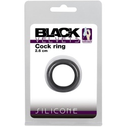 Siliconen Cockring Ø 26 mm van Black Velvets - or-05180340000