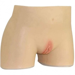 Artificial Full Silicone Vagina Pants with Vagina Catheter Briefs - jfs-svbb