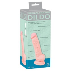 18 cm Medische siliconen dildo van You2Toys - or-05266570000