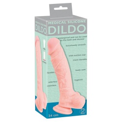 24 cm Medische siliconen dildo van You2Toys - or-05266900000