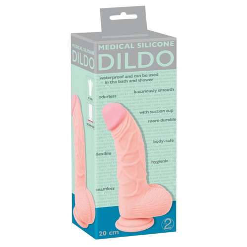 20 cm Medische siliconen dildo van You2Toys - or-05266730000