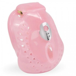 Armor Male Chastity Device - Pink/Medium by MAE-Toys - mae-sm-141-pink