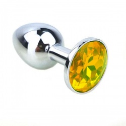 Juweel Butt Plug Geel Ø 34mm - bhs-106yellow34