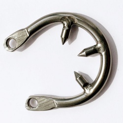 Chastity stainless steel Spike Ring - mae-sm-145