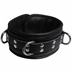Leather Collar Black Professional by SaXos - os-0363-1