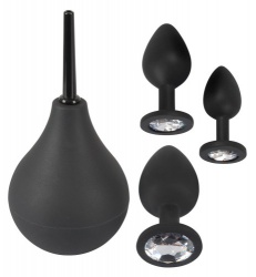 4-piece anal erotic Anal Kit by Black Velvets - or-05378530000