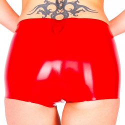 High waisted unisex Hot Pants by Latexa - la-1221
