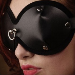 PVC dames blinddoek met D-ring - mae-sm-301