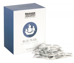 Blue Pearl - 100 condooms met stimulerende noppen - or-04162580000