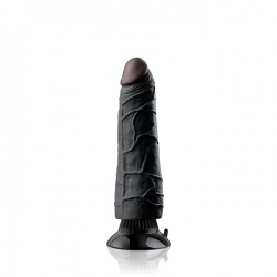 Real Feel Deluxe No. 3 - 7" Black Dildo by Pipedream - ko-pd1513-23