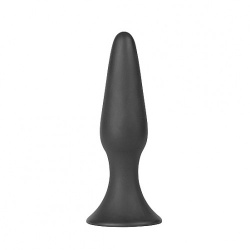 Silky Buttplug - Medium - Black - sht-sht179blk
