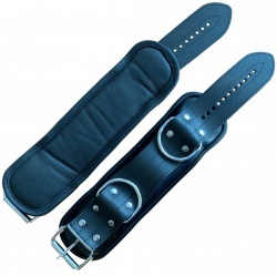 Wide Leather Premium Quality Feetcuffs by SaXos - os-0281-3
