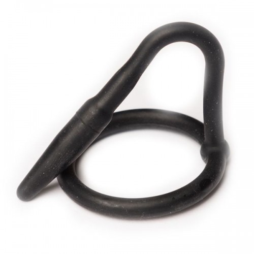 Sport Fucker Silicone Cock Plug - Black - opr-2870062