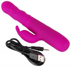 Rotating Pearl Rabbit Vibrator with 2 powerful motors - or-05983210000