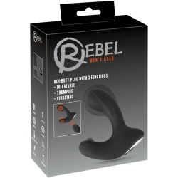 RC Butt Plug with 3 functions by Rebel - or-05532710000