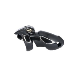 Maxi V3 Cock Chastity Cage - Black - bhs-302-maxi-black