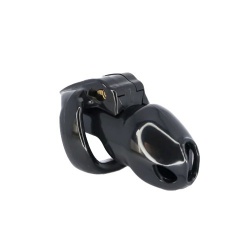 Small V3 Cock Chastity Cage - Black - bhs-302-small-black