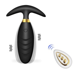 10X Vibrating Butt Plug with Remote Control - mae-ty-113