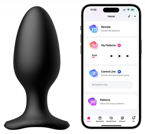 LOVENSE - HUSH 2 Butt Plug Ø57mm - or-54088140000
