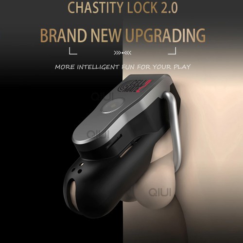 Cellmate 2.0 - App Controlled Short Electric Shock Chastity Cage - cm2-cg-s