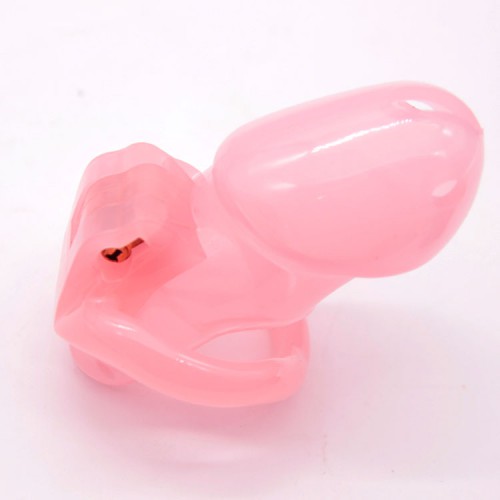 Nano V3 Small Cock Chastity Cage - Pink - bhs-302-nano-pink