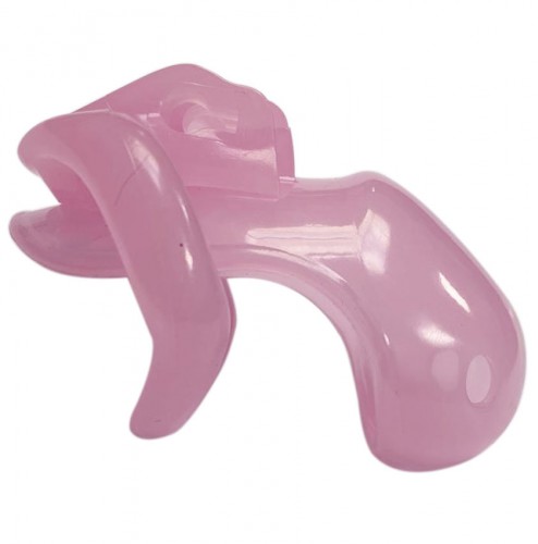 Nano V3 Small Cock Chastity Cage - Pink - bhs-302-nano-pink